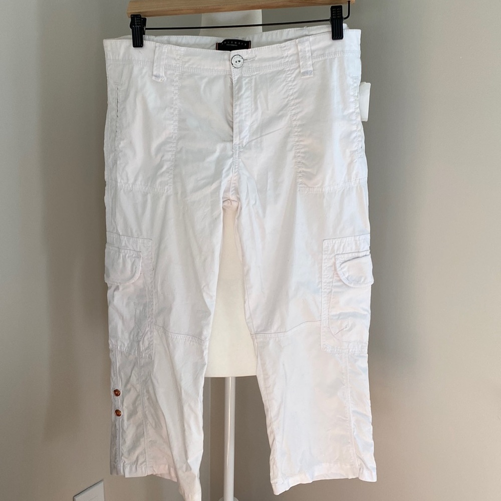 SANCTUARY 6 Pocket New Mature Crop Pants White Size 30 P639-R13